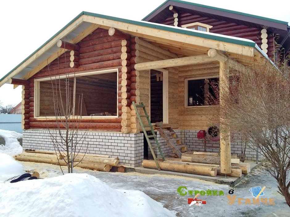 Перестройка к бривенчатому дому