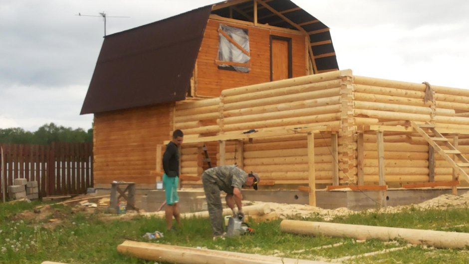 Пристройка к срубу