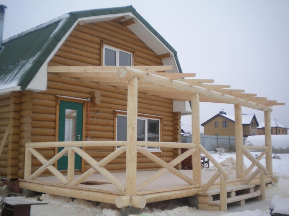 Перестройка к бривенчатому дому