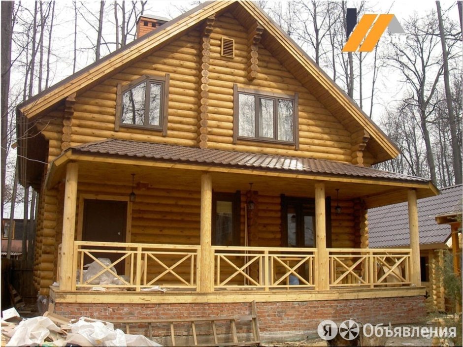 Безрамное остекление бревенчатых террас