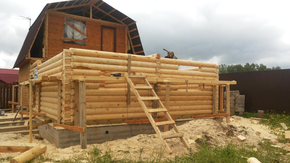 Пристройка к срубу