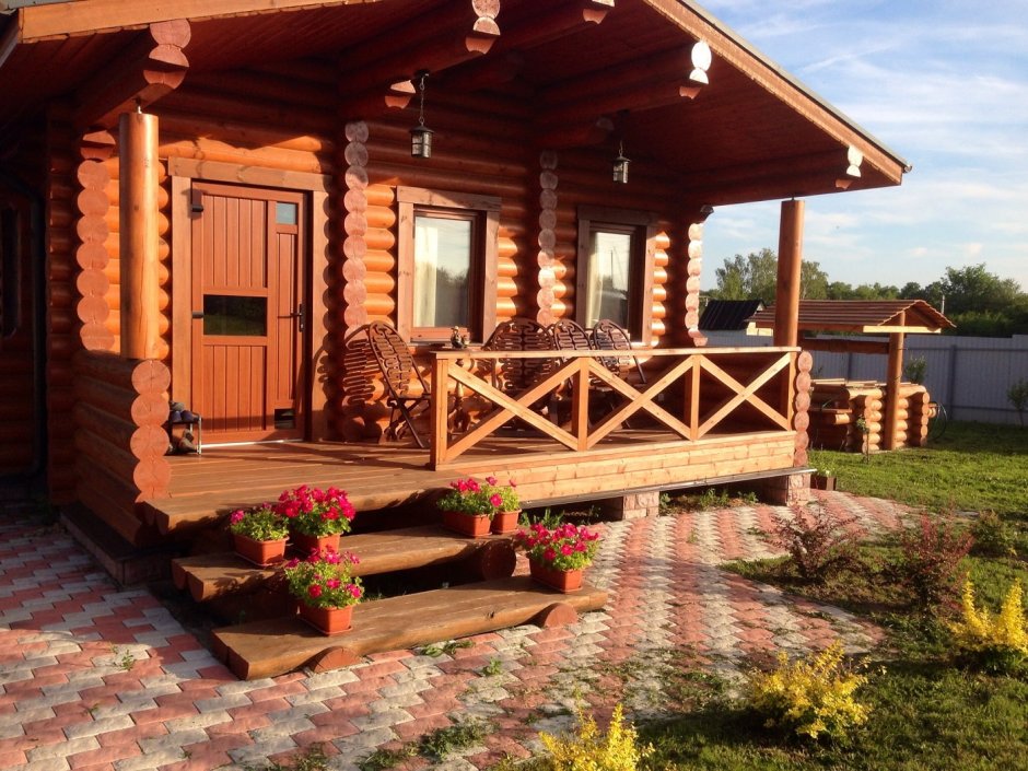 Баня вид снаружи