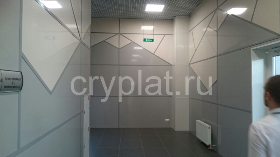 Негорючая панель Криплат СМЛ (2440х1220х8) Форест 321