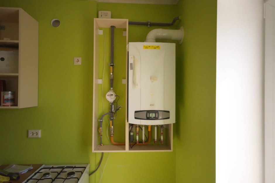 Газовый счетчик на стене