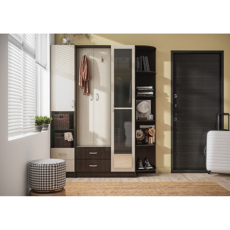 Прихожая Вега мокко глянец