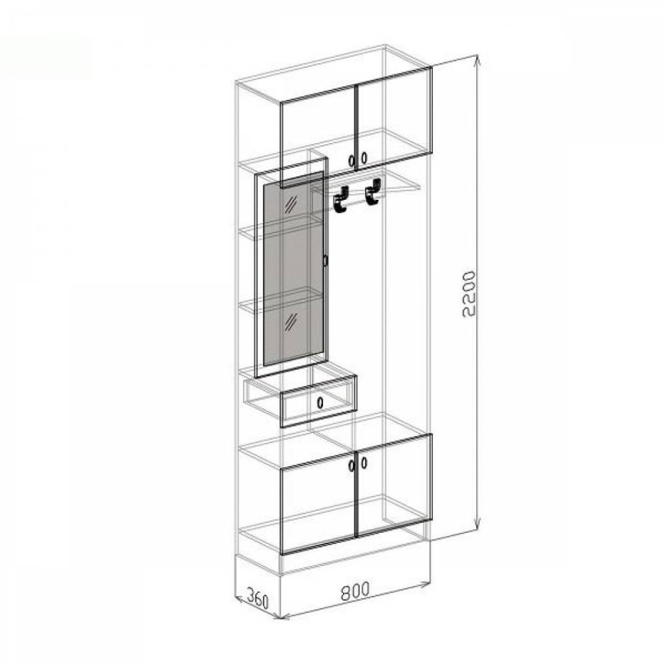 Прих. "Вега-3" — прихожая Вега