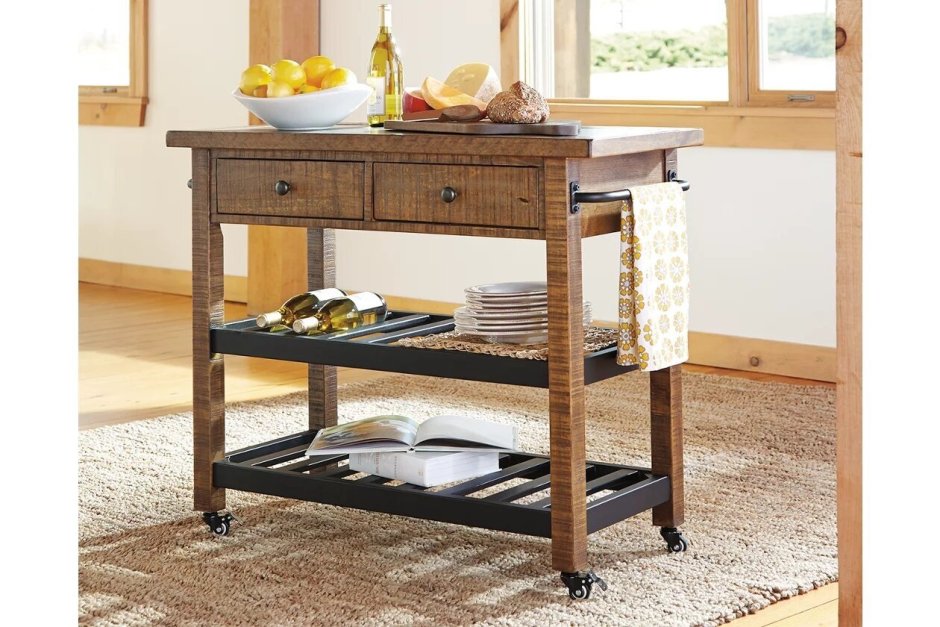 Кухонный остров с ящиками