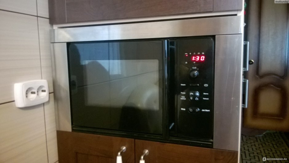 Кухня икеа встроенная микроволновка