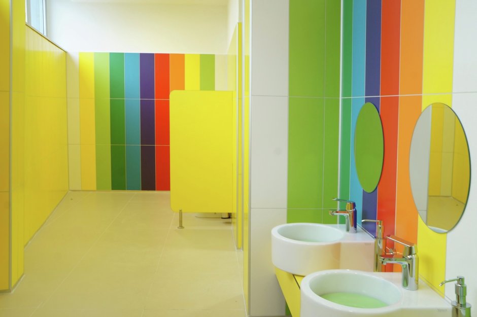 Плитка для туалета детского сада