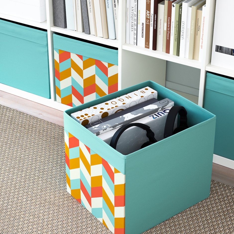 DRÖNA дрёна коробка 33x38x33 см