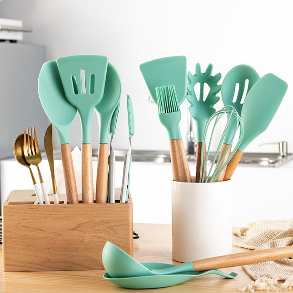 Kitchen Utensils набор лопаток из 11 штук