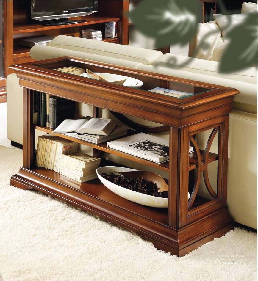 Консоль с полками