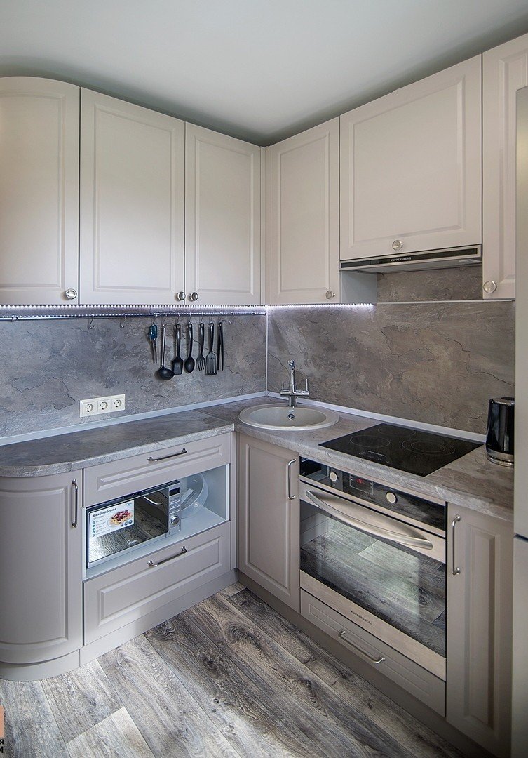 Кухня супермат грей