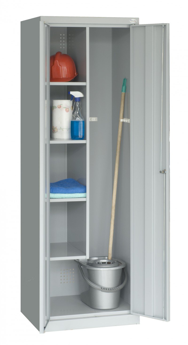 Шкаф для уборочного инвентаря габариты: 500x400x1800мм
