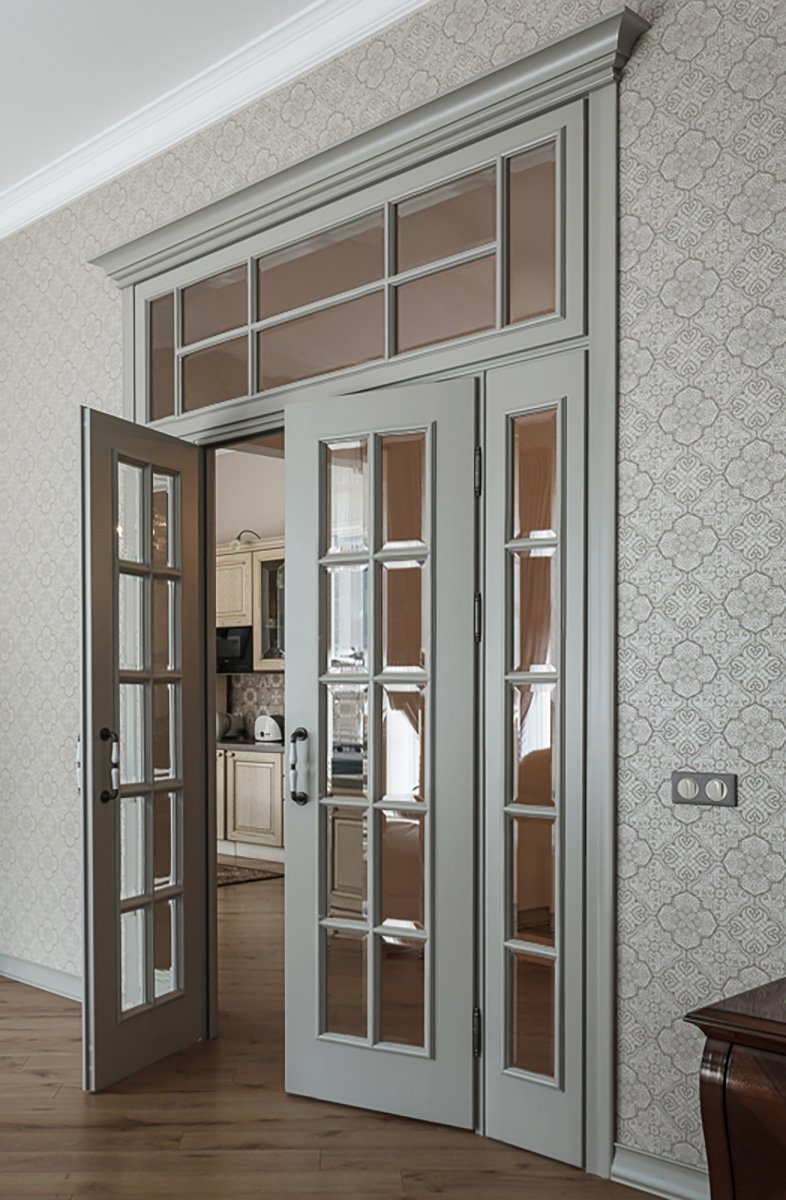 Межкомнатные двустворчатые двери Геона