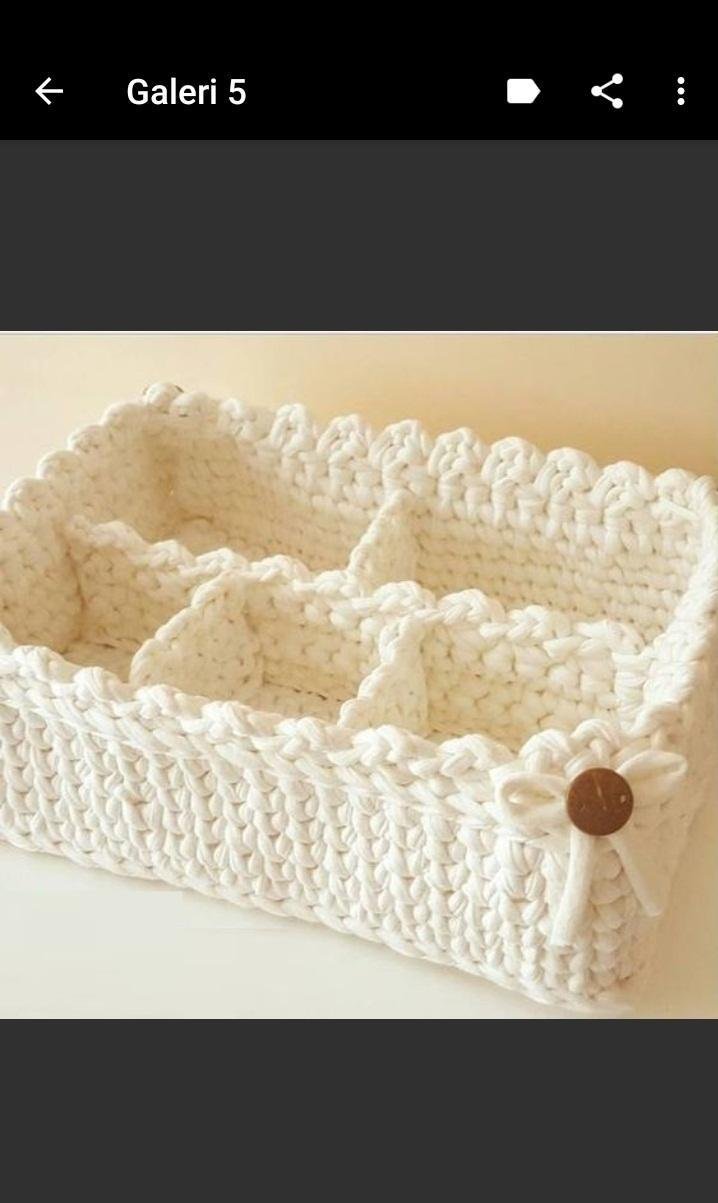 Вязаные принадлежности для ванной