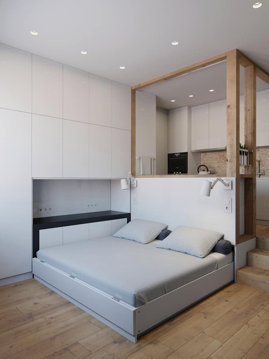 Планировка студии 25 кв.м