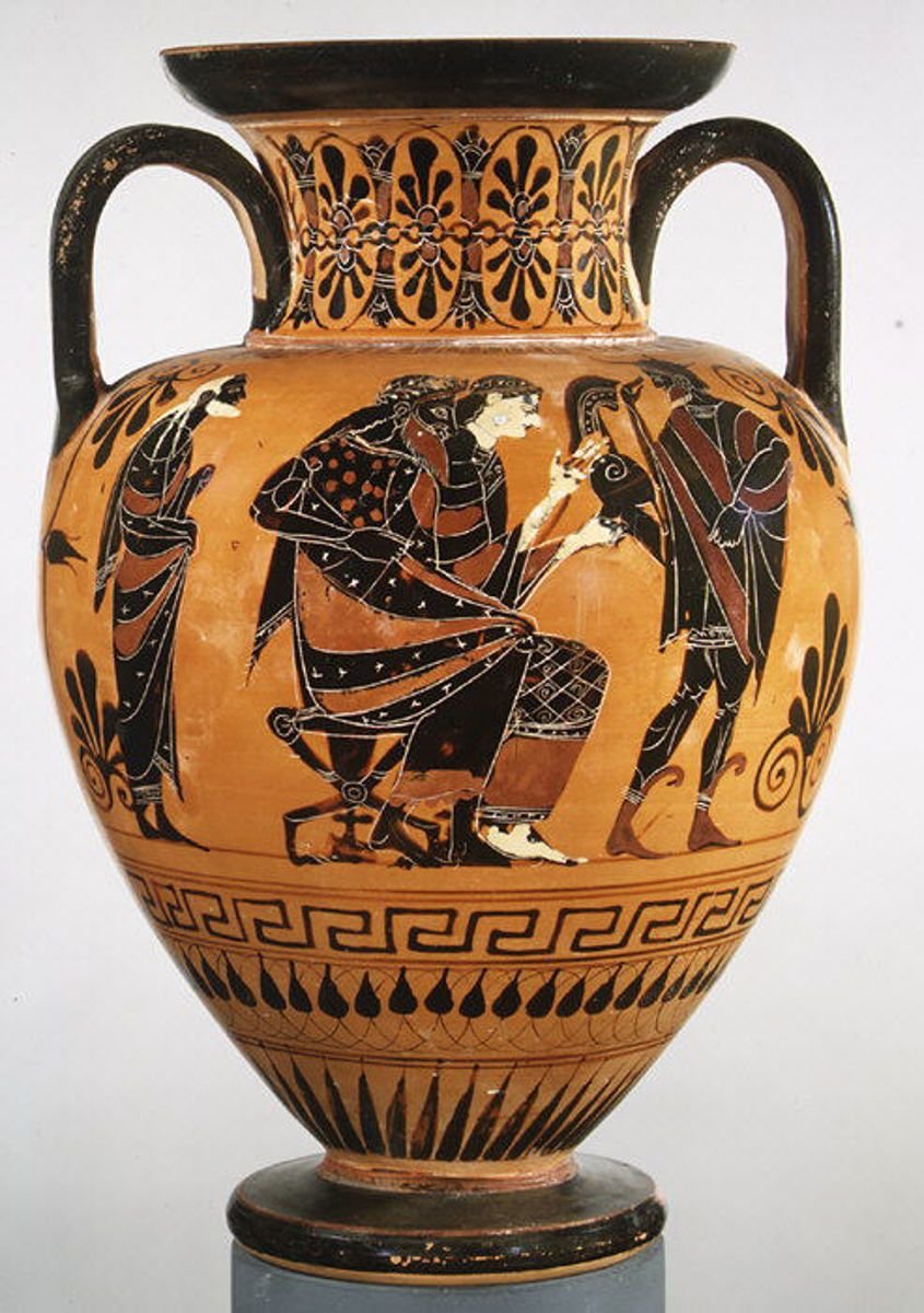 Чернофигурная керамика древней Греции