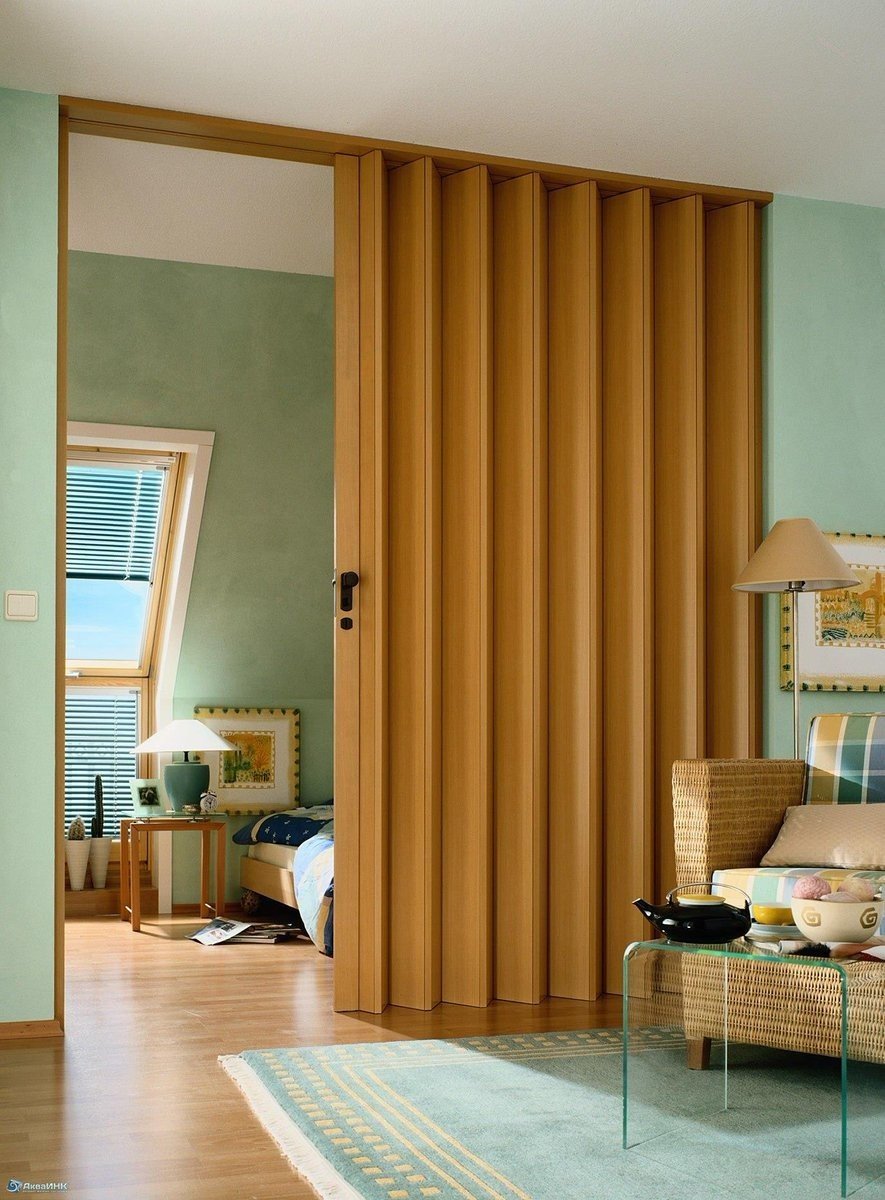 Двери-гармошка межкомнатные 212х92