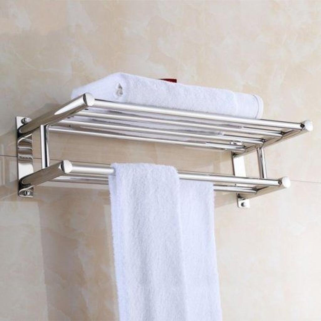 вешалка для полотенец в ванную настенная в интерьере