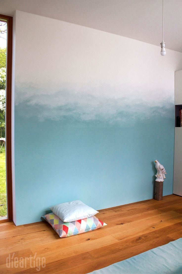 Акварельная покраска стен