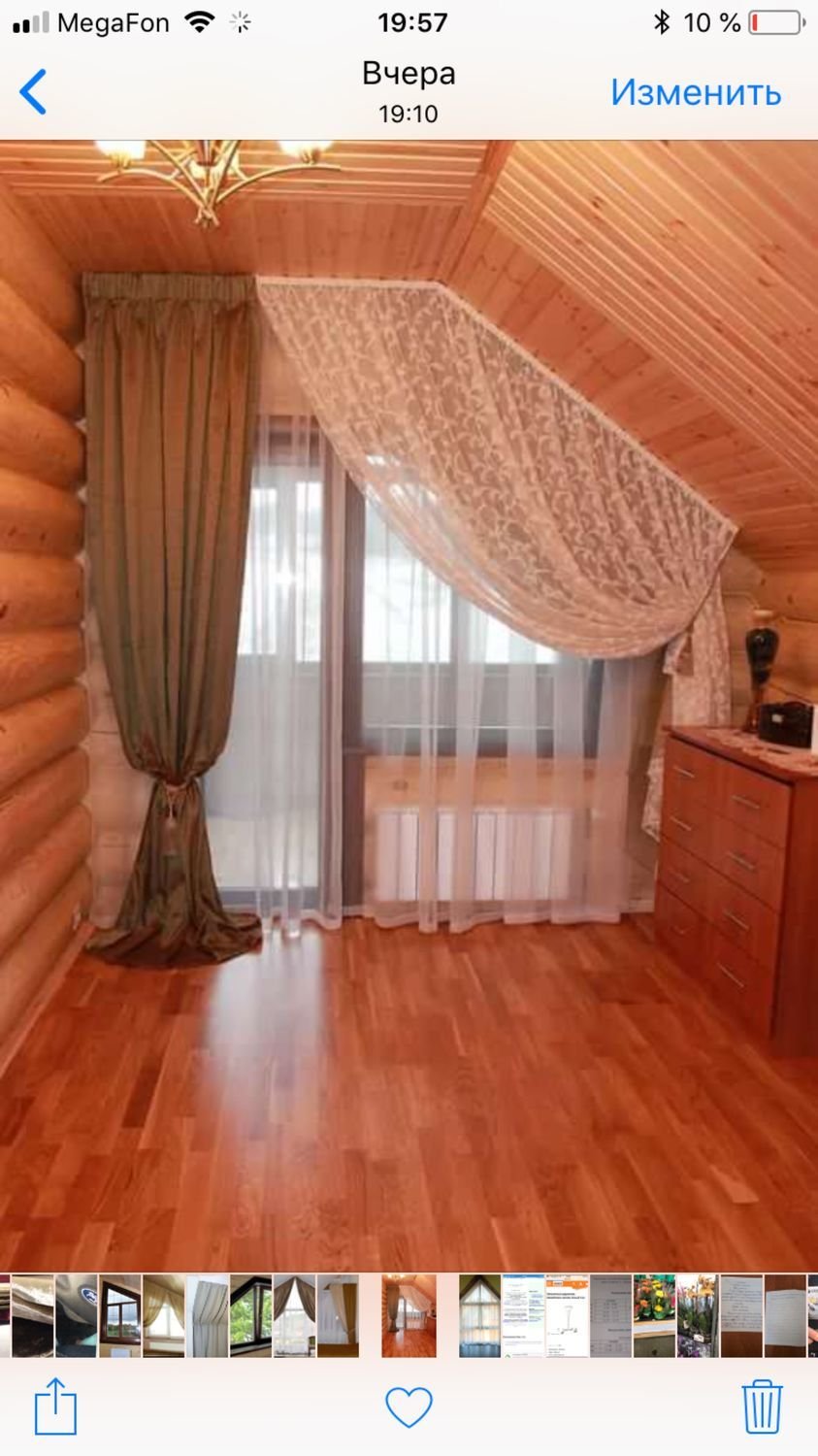 Шторы на треугольные окна