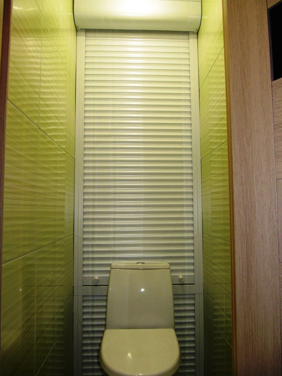 Рольставни Алютех в санузел