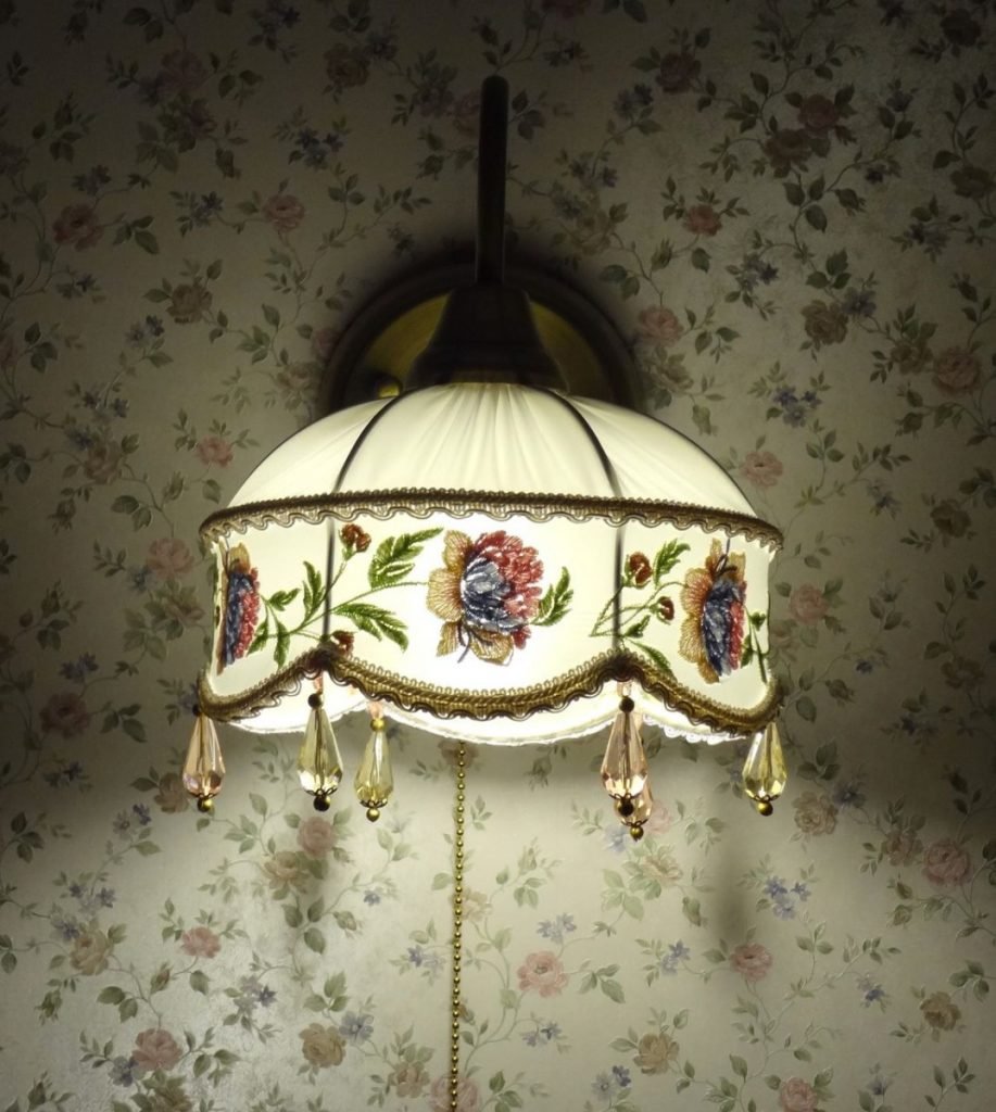 Абажур для люстры ретро