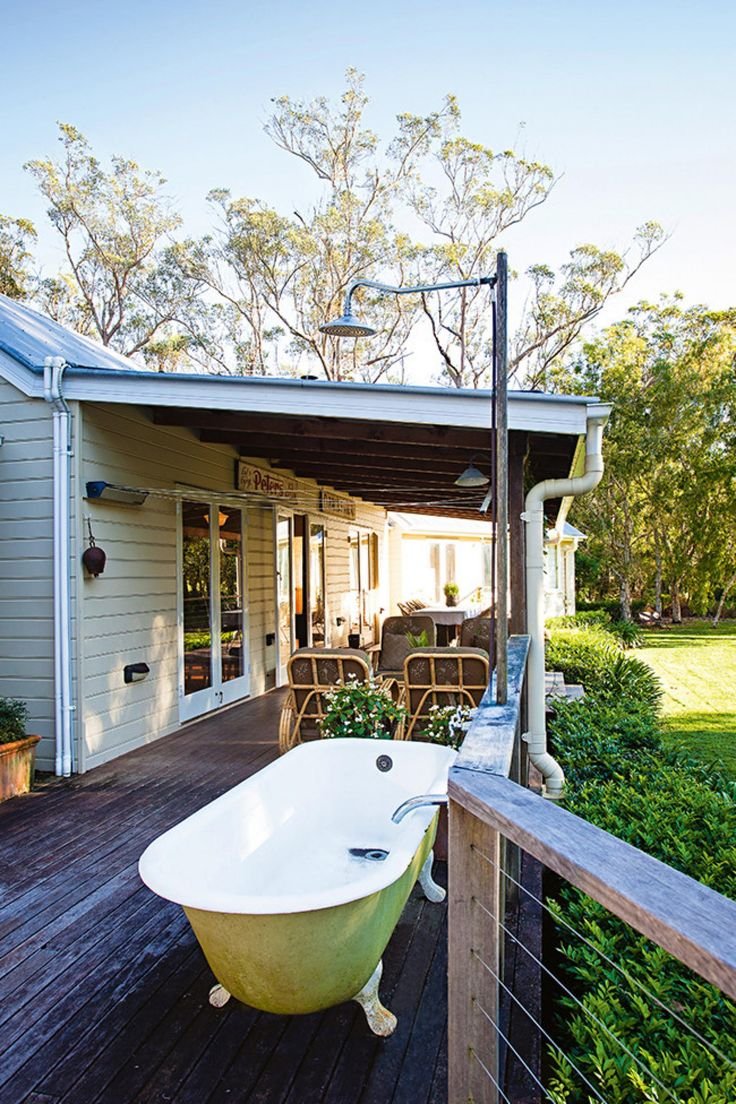 Стильный летний душ