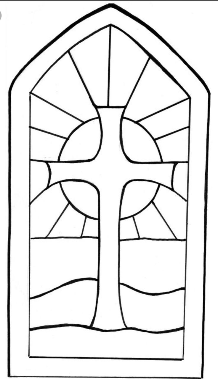 Витражные окна для рисования