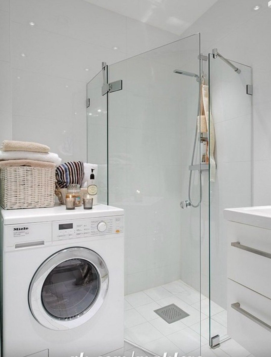 Гостевой санузел с постирочной