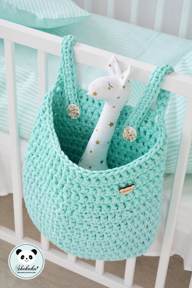 Корзинки для хранения из трикотажной пряжи