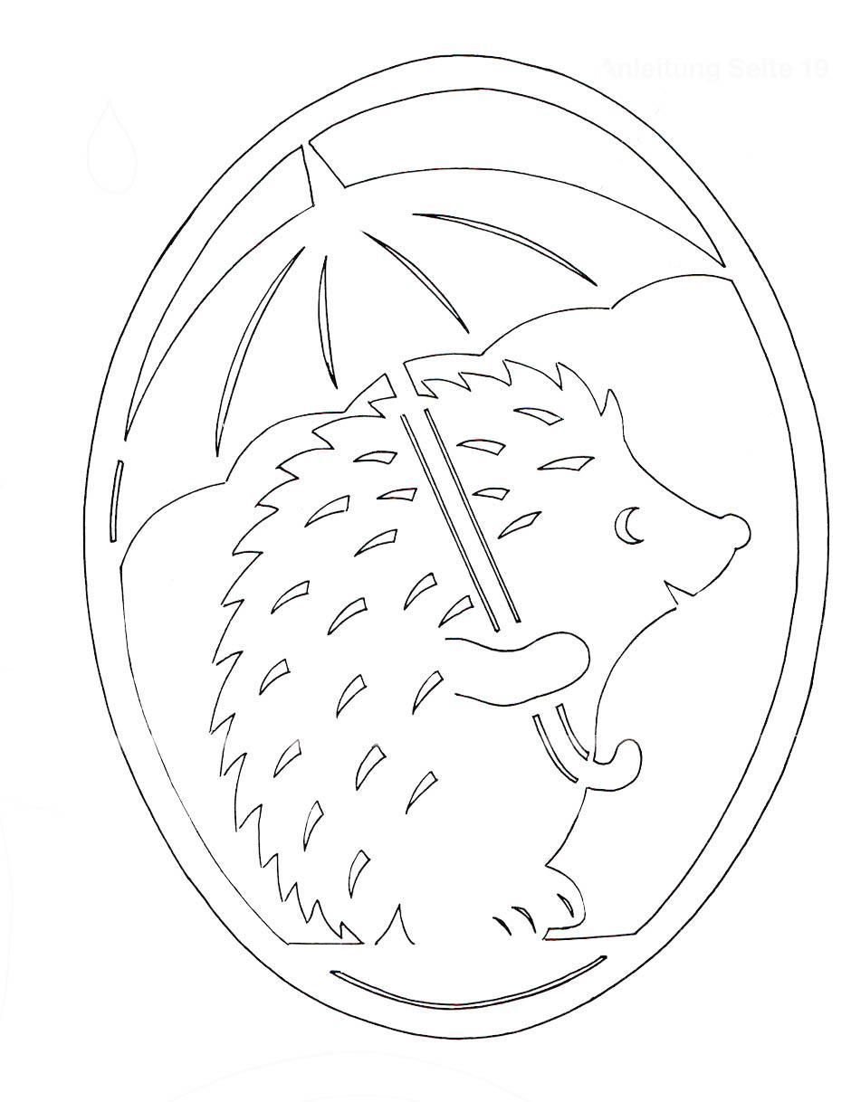 Трафареты на окна осень