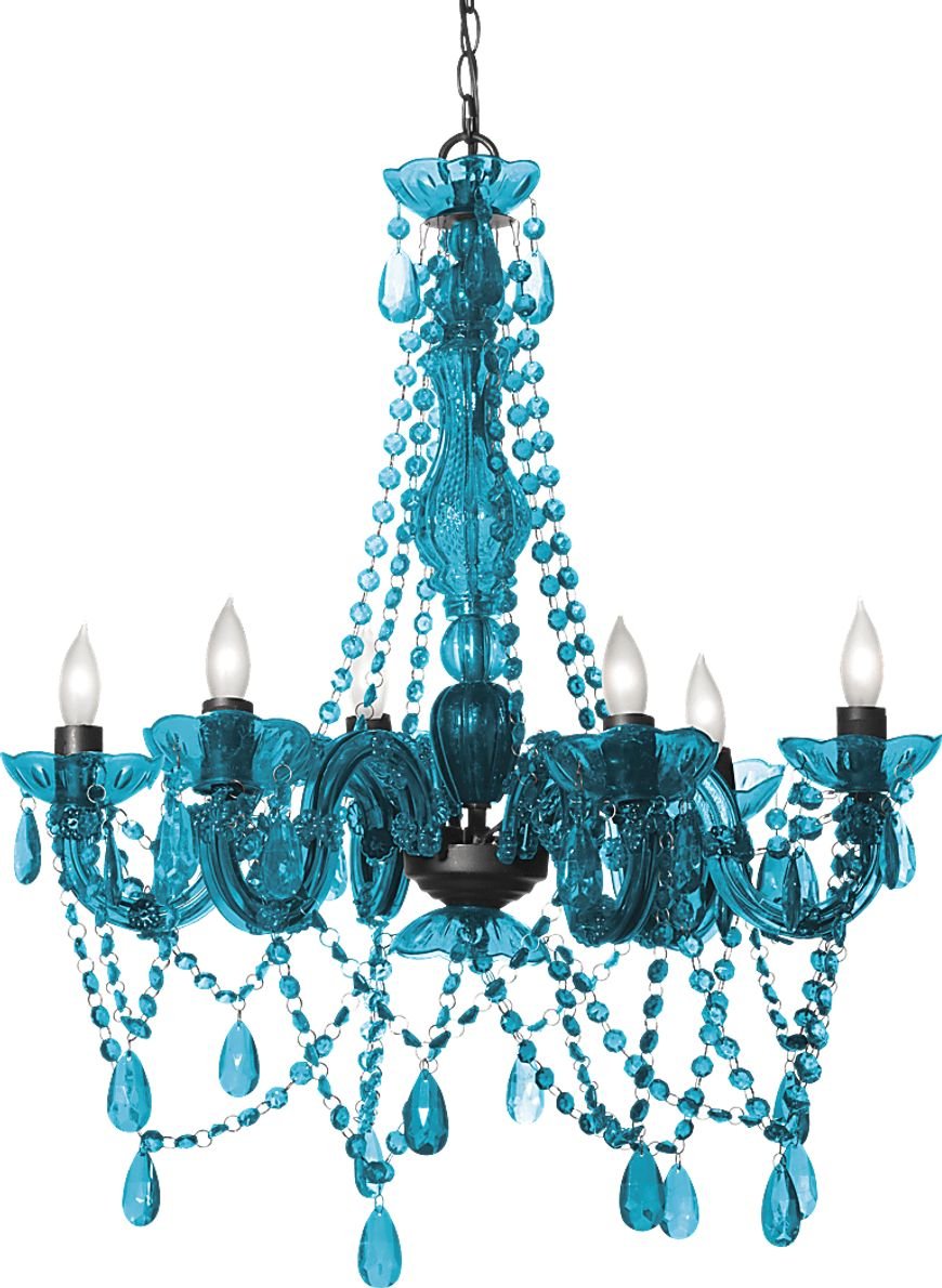 Подвесной светильник бирюзовый