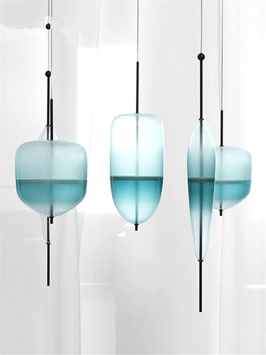 Бирюзовая люстра