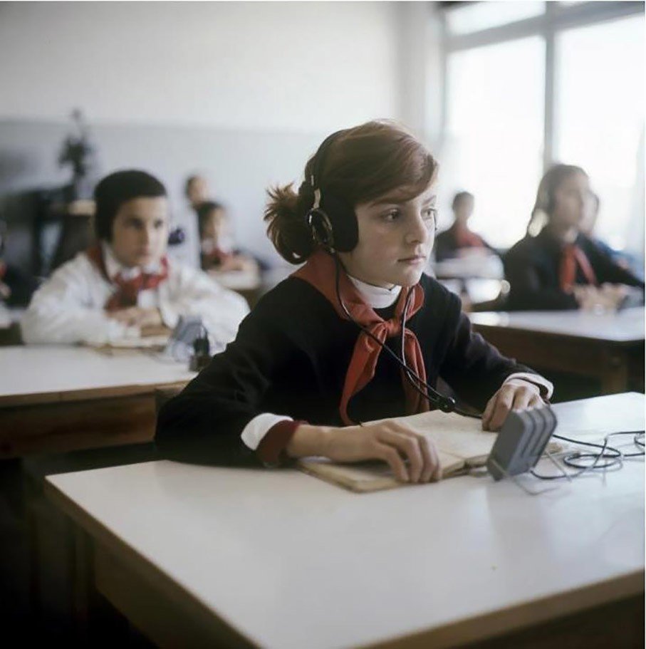 Урок в Советской школе