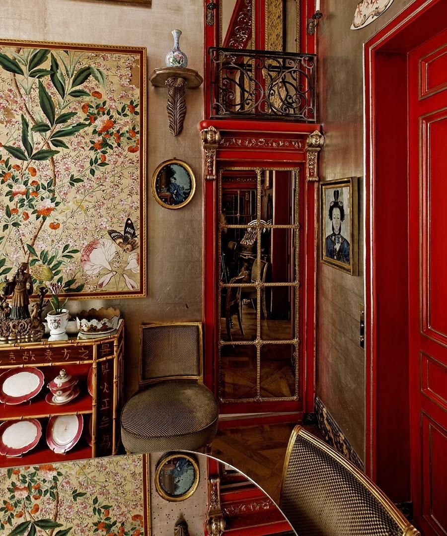 Шинуазери стиль спальня