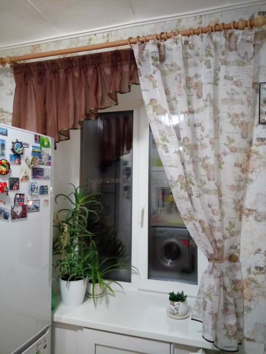 Шторы на кухню в хрущевку