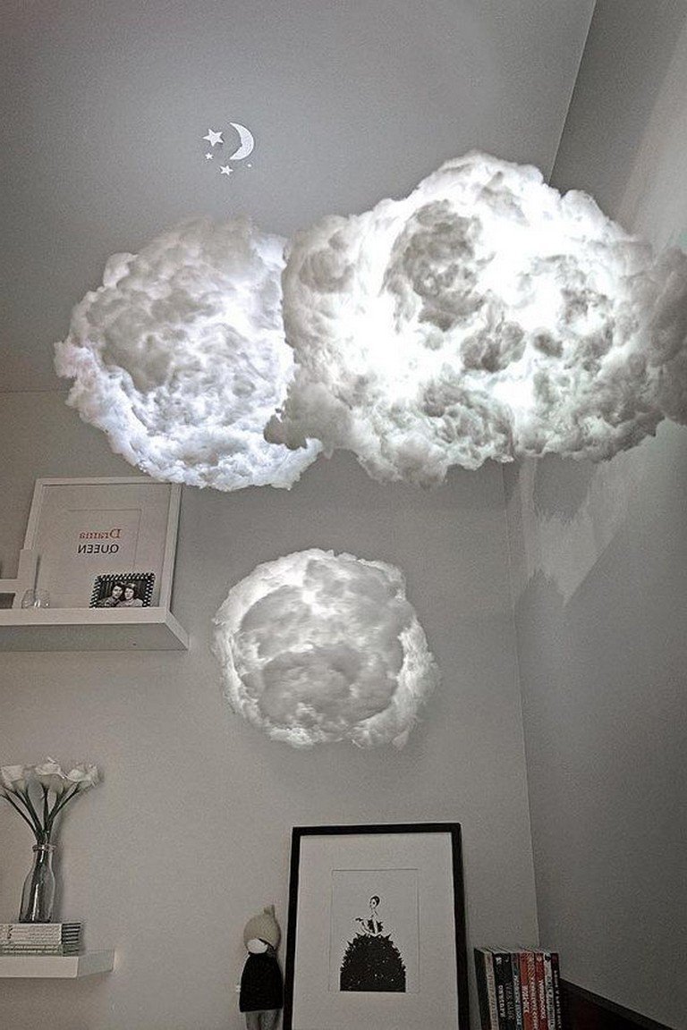 Декор в виде облаков