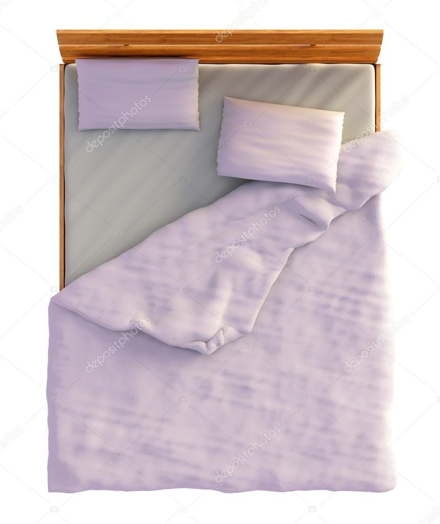 Кровать вид сверху