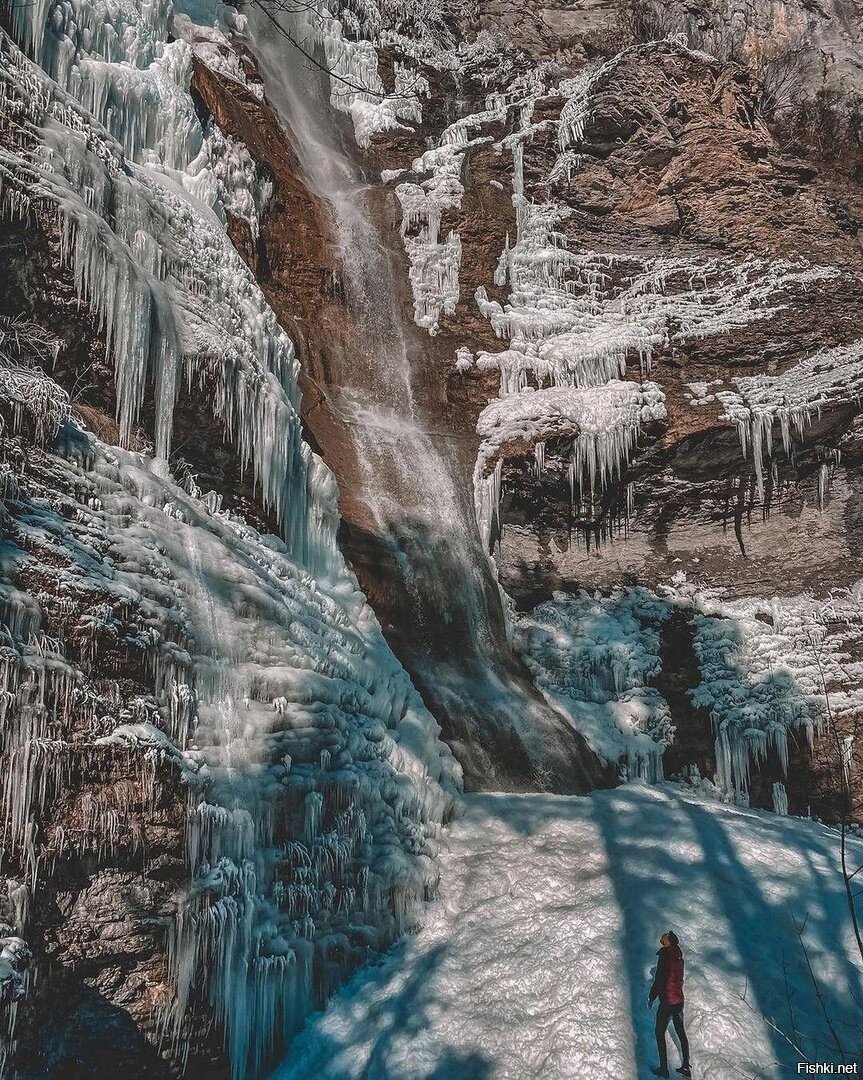 Водопад Учан-Су 03.01.2022