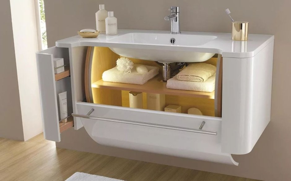 Ванная комната с туалетом и стиральной машиной