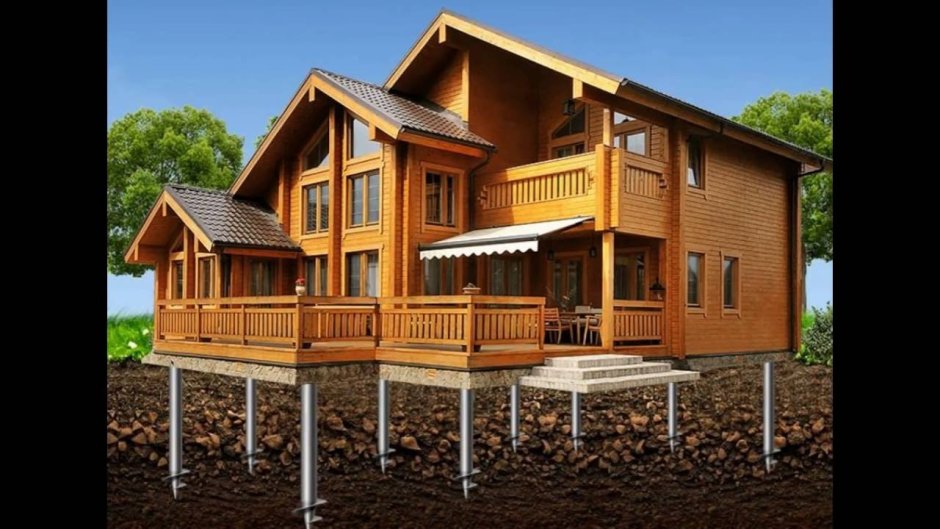 Дом на сваях