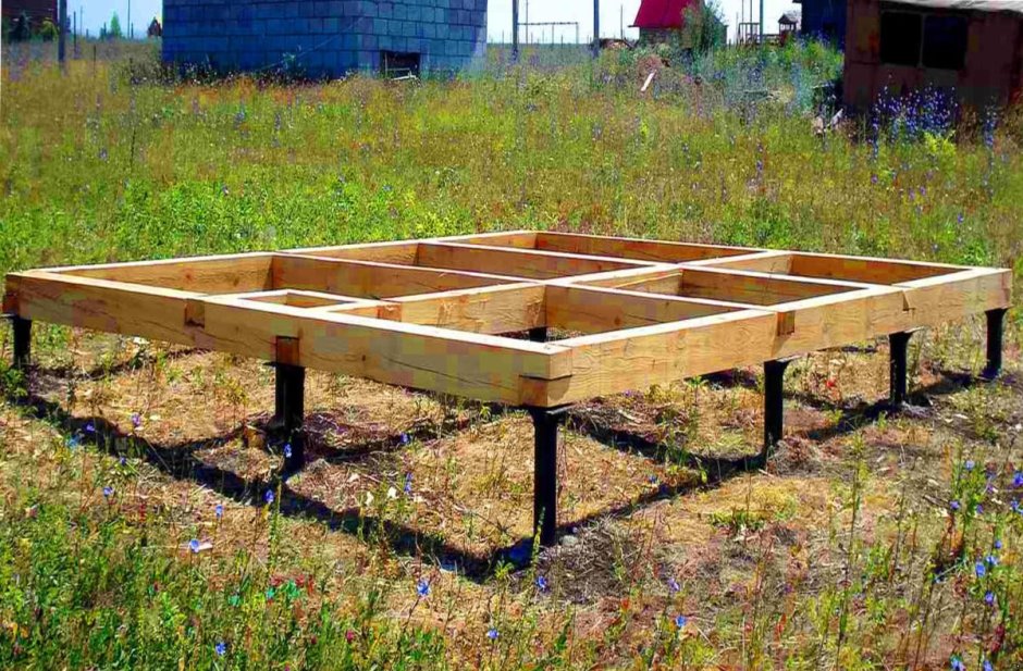 Свайный фундамент 10х10