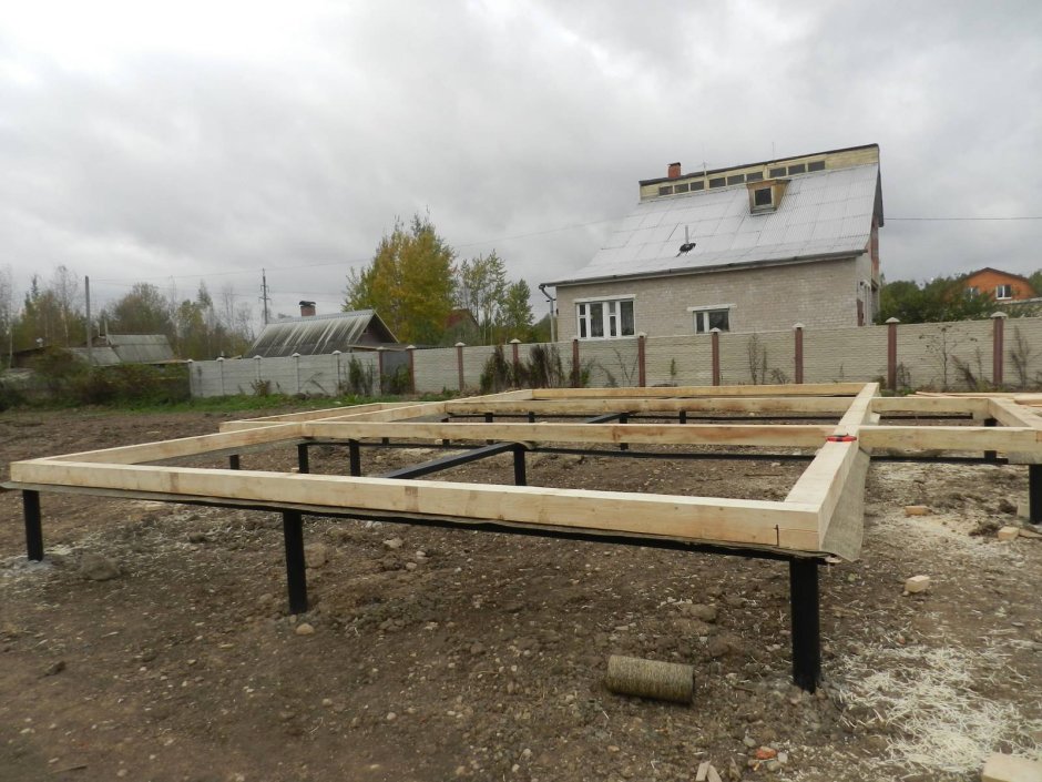 Постройки на винтовых сваях