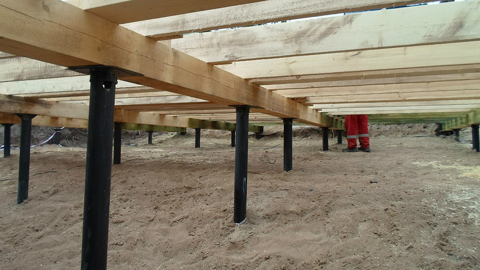 Дом на винтовых сваях