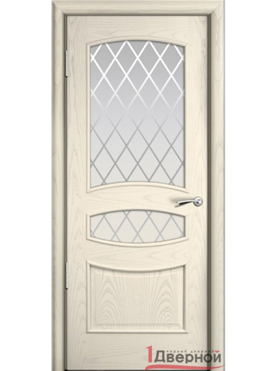 Дверное полотно Венеция беленый дуб