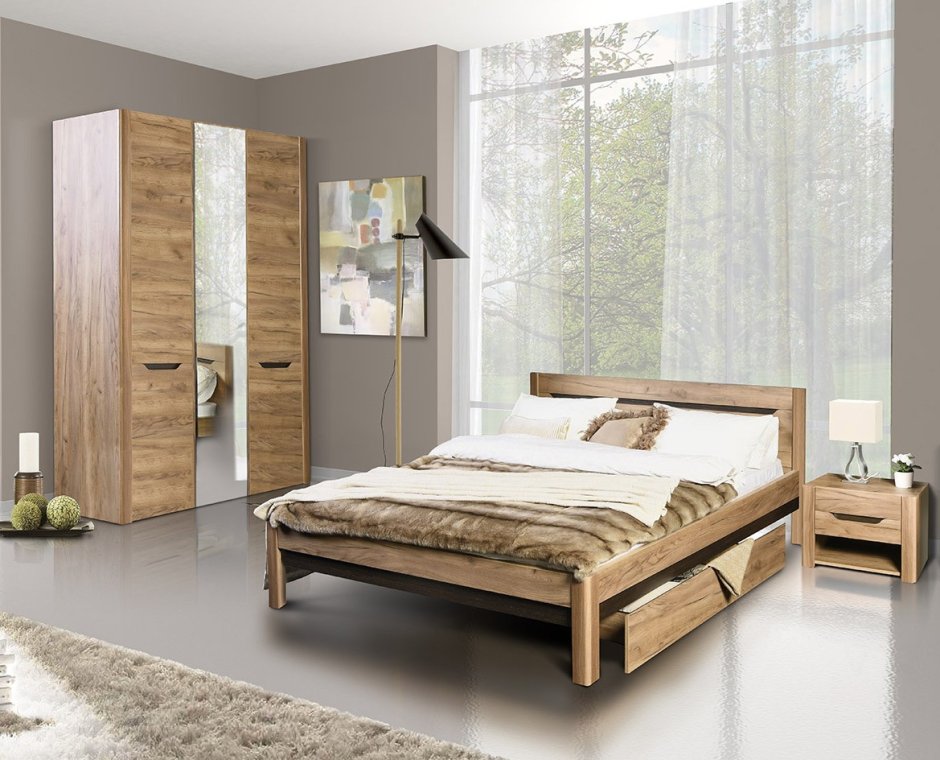 Шкаф дуб крафт табачный