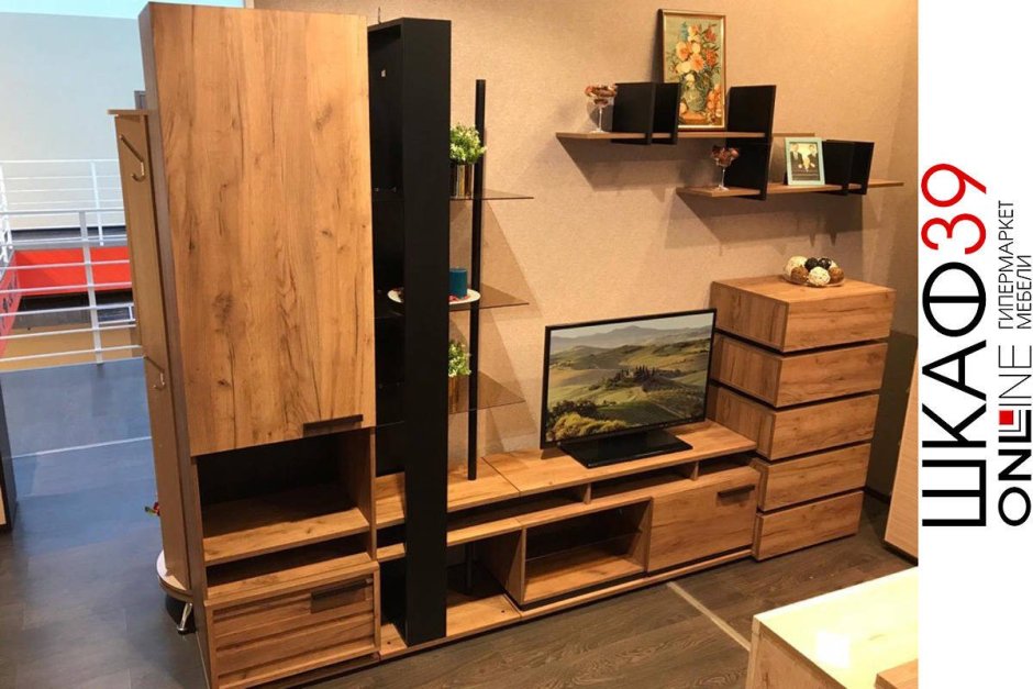 Полка дуб крафт табачный