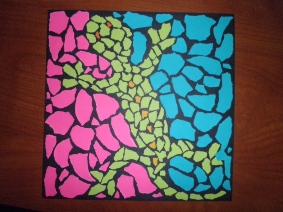 Декоративное панно из зеркала лошадь